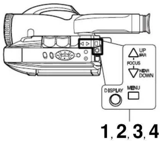 PANASONIC Palmcorder PVL552 - Réglage de l'horloge - 1