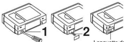 PANASONIC Palmcorder PVL354 - Protection contre l'effacement accidentel - 1