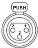 PANASONIC Lumix DMWYAGHE - AUDIO IN-Buchse [CH1, CH2] (XLR, 3-polig) - 1