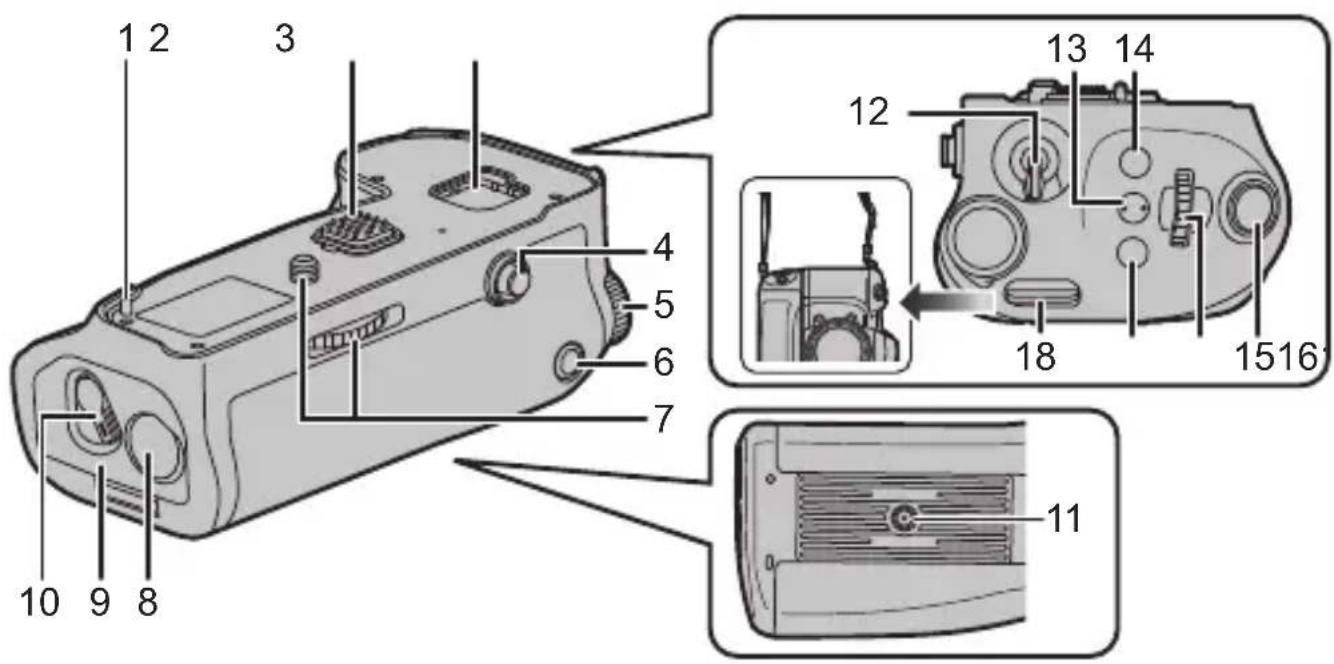 PANASONIC Lumix DMWBGG9 - Names of the components - 1