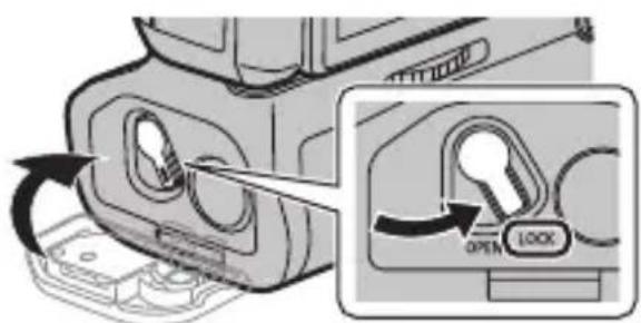 PANASONIC Lumix DMWBGG9 - Einlagen/Entfernen des Akkus - 3