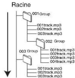 PANASONIC DMREZ48 - Structure des dossiers MP3 - 1
