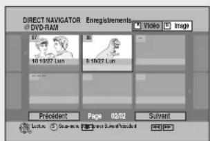 PANASONIC DMREZ28 - Choix d'émissions pour lecture - 3