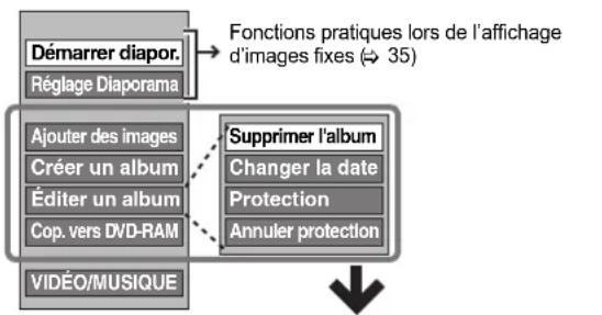 PANASONIC DMREX81 - Appuyez sur [▲, ▼] pour choisir l'opération à effectuer, puis appuyez sur [OK]. - 1