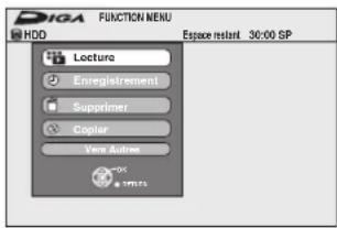 PANASONIC DMREX81 - Appuyez sur [FUNCTION MENU]. - 1