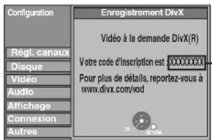 PANASONIC DMREX81 - A propos du contenu DivX VOD - 1
