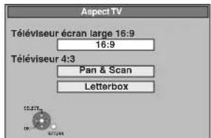 PANASONIC DMREX81 - ÉTAPE 3 Réglages de la réception de canaux et réglages format du téléviseur - 6