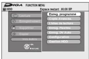 PANASONIC DMREX81 - Appuyez sur [▲, ▼] pour choisir un élément et appuyez sur [OK]. - 1