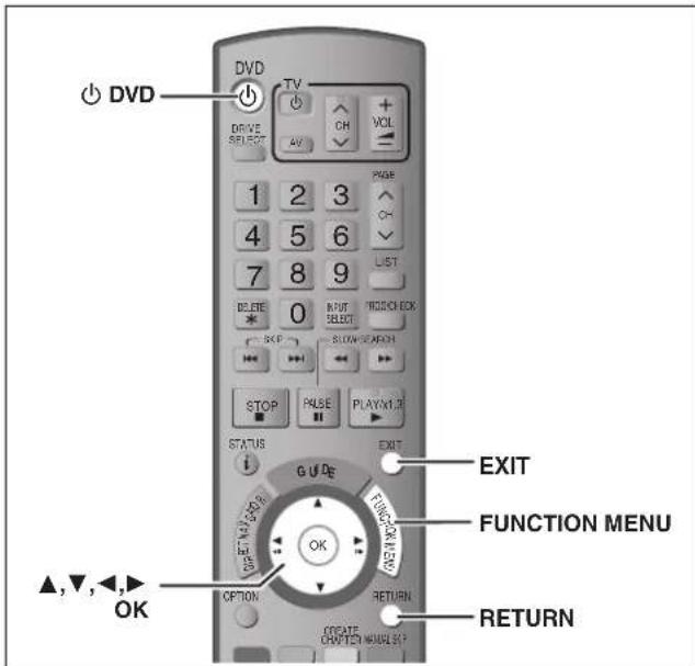 PANASONIC DMREX81 - ÉTAPE 3 Réglages de la réception de canaux et réglages format du téléviseur - 1