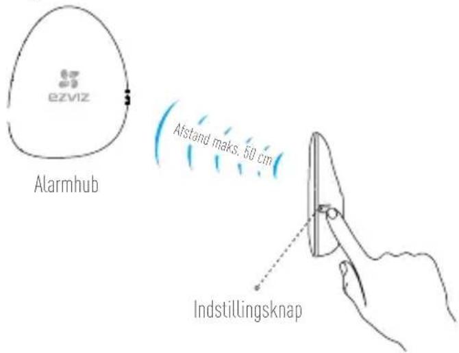 EZVIZ T9 - Mulighed 2 Tilfojelse via betjening af Home Sense Alarm Hub - 1