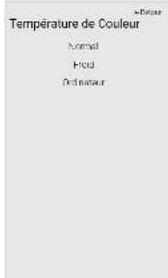 VIZIO E43F1 - Réglage de la température de couleur - 1