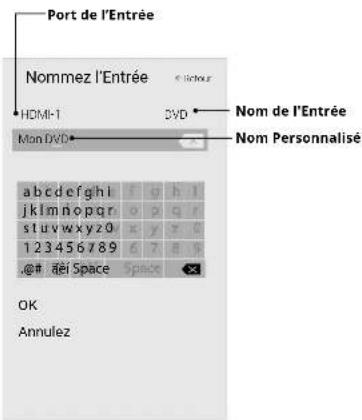 VIZIO E70F3 - RENOMMER LES APPAREILS DANS LE MENU ENTRÉE - 1
