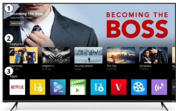 VIZIO E70F3 - Comment lancer SmartCast TV - 1