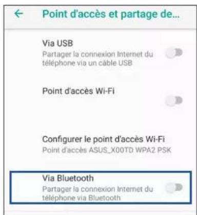 ASUS ZenFone Max Pro M2 - Partage de connexion Bluetooth - 1
