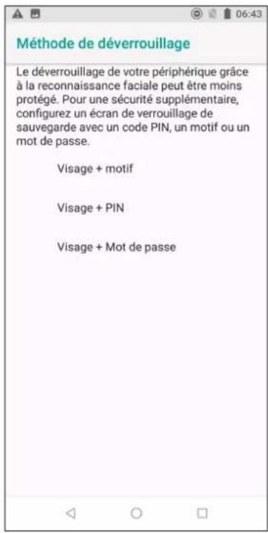 ASUS ZenFone Max Pro M2 - Configurer le déverrouillage par reconnaissance faciale à partir du menu des paramètres - 4