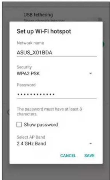 ASUS ZenFone Max Pro M2 - Partage de connexion Wi-Fi - 1