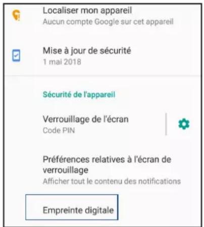 ASUS ZenFone Max Pro M2 - Configurer votre empreinte digitale à partir du menu des paramétres - 1