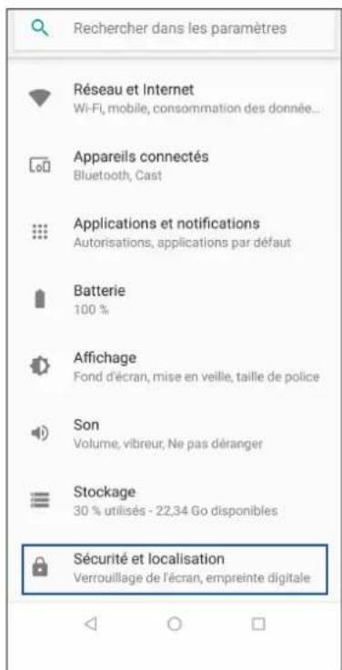 ASUS ZenFone Max Pro M2 - Configurer le déverrouillage par reconnaissance faciale à partir du menu des paramètres - 1