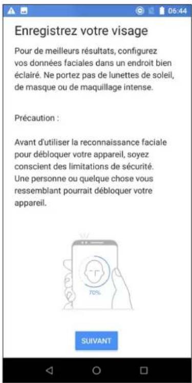 ASUS ZenFone Max Pro M2 - Configurer le déverrouillage par reconnaissance faciale à partir du menu des paramètres - 6