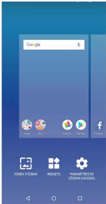 ASUS ZenFone Max Pro M2 - Personnaliser l'écran d'accueil - 1