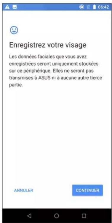 ASUS ZenFone Max Pro M2 - Configurer le déverrouillage par reconnaissance faciale à partir du menu des paramètres - 3