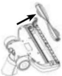 DOMO DO221SV - REINIGUNG DER BODENBÜRSTE - 1