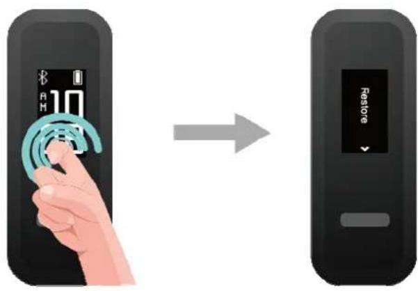 HUAWEI Band 3e - Restaurer les paramètres d'usine - 1