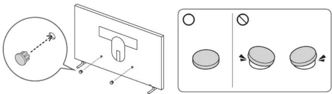 SAMSUNG The Frame UE65LS03NAUXXU - Using the Cover Cap - 1