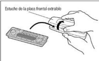 Estuche de la placa frontal extraible