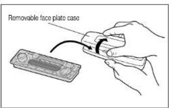 Removable face plate case