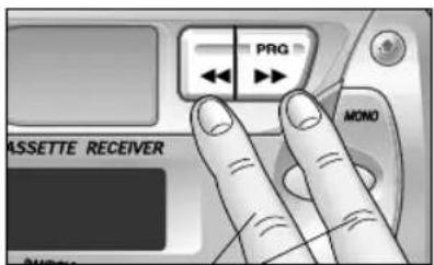 PANASONIC CQRG131U - Rebobinado y Avance Rápido - 1