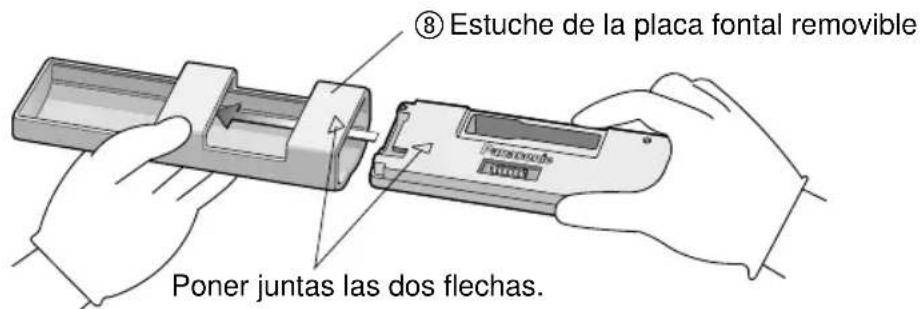 PANASONIC CQRG131U - Como Quitar la Placa Frontal Removable - 4