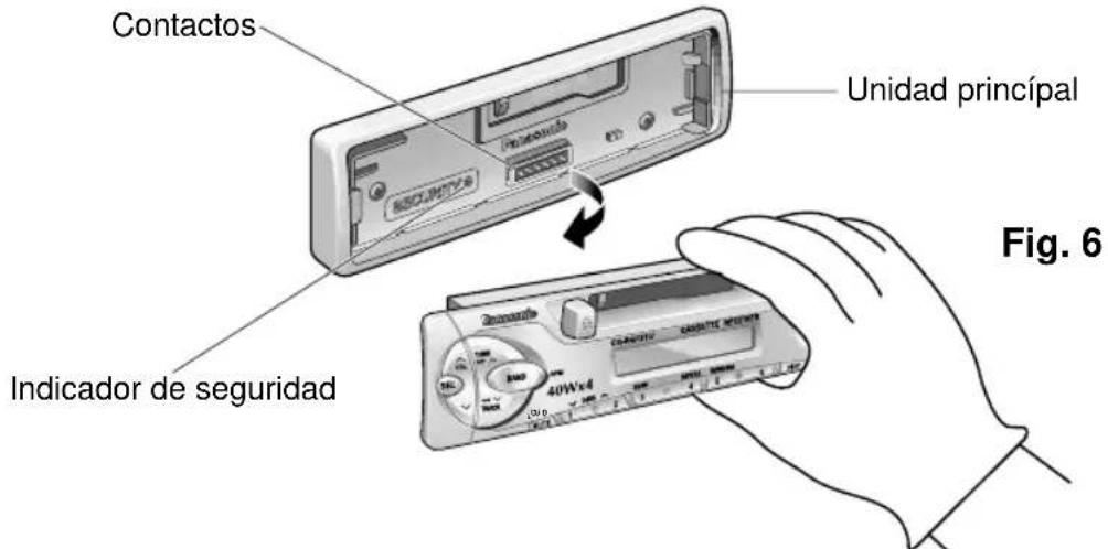 PANASONIC CQRG131U - Como Quitar la Placa Frontal Removable - 3