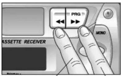 PANASONIC CQRG131U - Chargement de la cassette - 1