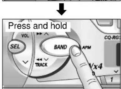 PANASONIC CQRG131U - Preset Station Setting - 3