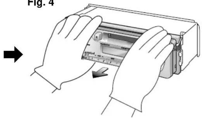 PANASONIC CQRG131U - Pour-retirer l'appareil - 3