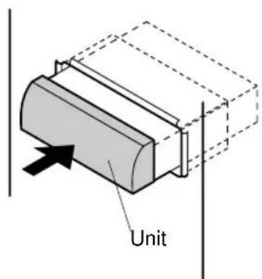 PANASONIC CQRG131U - Secure the rear of the unit. - 2