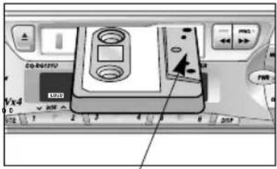 PANASONIC CQRG131U - Operación baja del tocacintas de cassette - 2