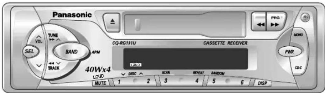 PANASONIC CQRG131U - Cassette Tape Player Basics - 1