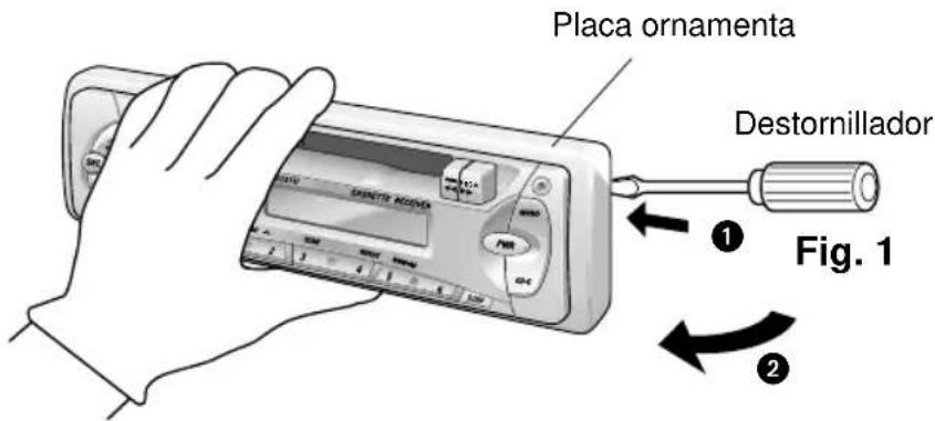 PANASONIC CQRG131U - Guía de instalación continuación Para guitar el aparato - 1