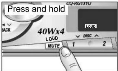 PANASONIC CQRG131U - Interrupteur et commandes de réglage de la sonorité - 5