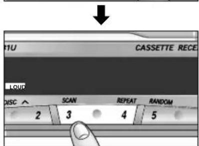 PANASONIC CQRG131U - Mise en mémoire des stations - 4