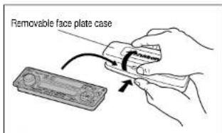 PANASONIC CQR253U - Place the Removable Face Plate into Case - 1