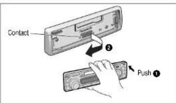 PANASONIC CQR253U - To Remove the Unit - 2
