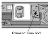 PANASONIC CQR253U - Loading a Cassette - 2