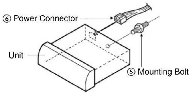 PANASONIC CQR221U - Secure the rear of the unit. - 1