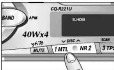 PANASONIC CQR221U - como cambiar el modo - 2