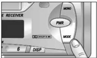 PANASONIC CQR221U - Operación baja del radio - 2