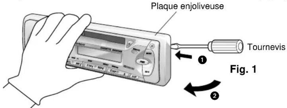 PANASONIC CQR221U - Pour-retirer l'appareil - 1
