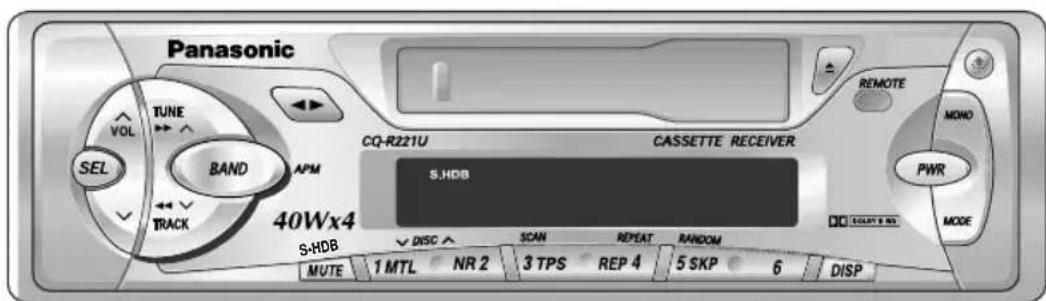 PANASONIC CQR221U - Fonctionnement du lecteur-changeur audio-numérique - 1